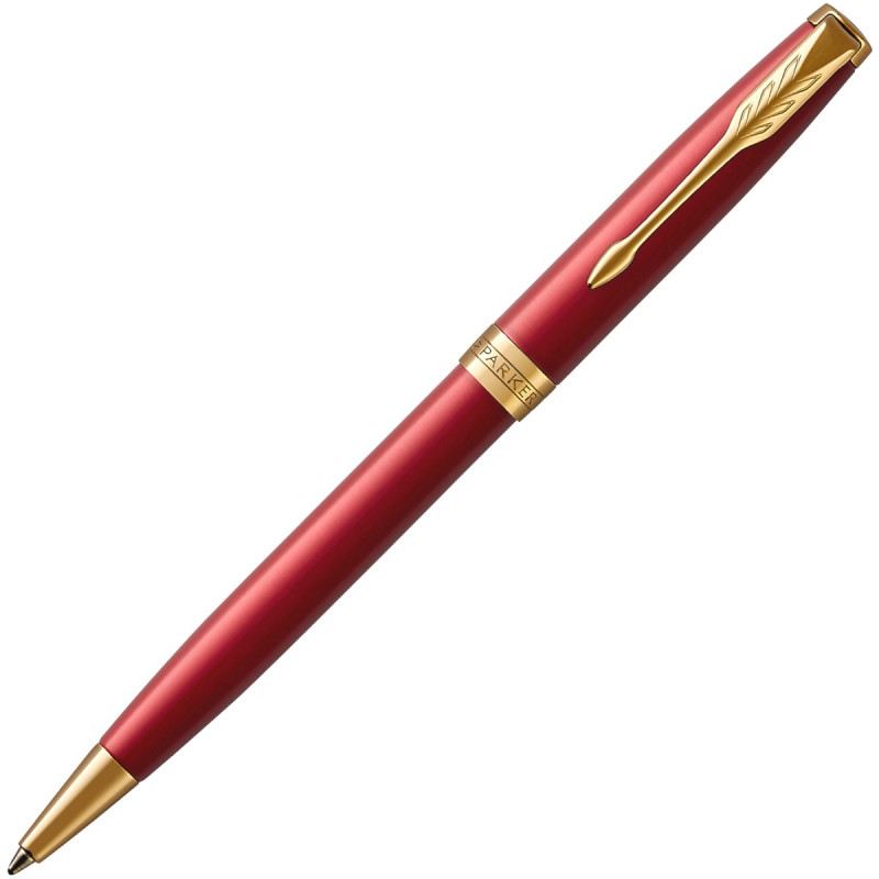 Шариковая ручка Parker Sonnet Core K539, Lacquer Intense Red GT