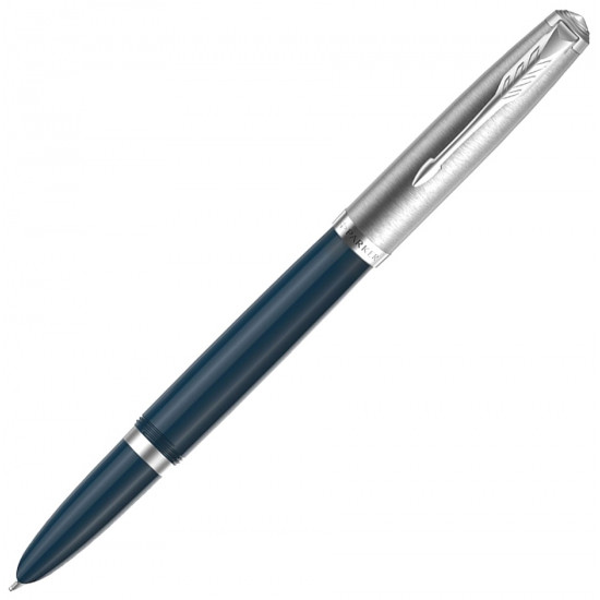 Ручка перьевая Parker 51 Core, Midnight Blue CT (Перо F) 2123501